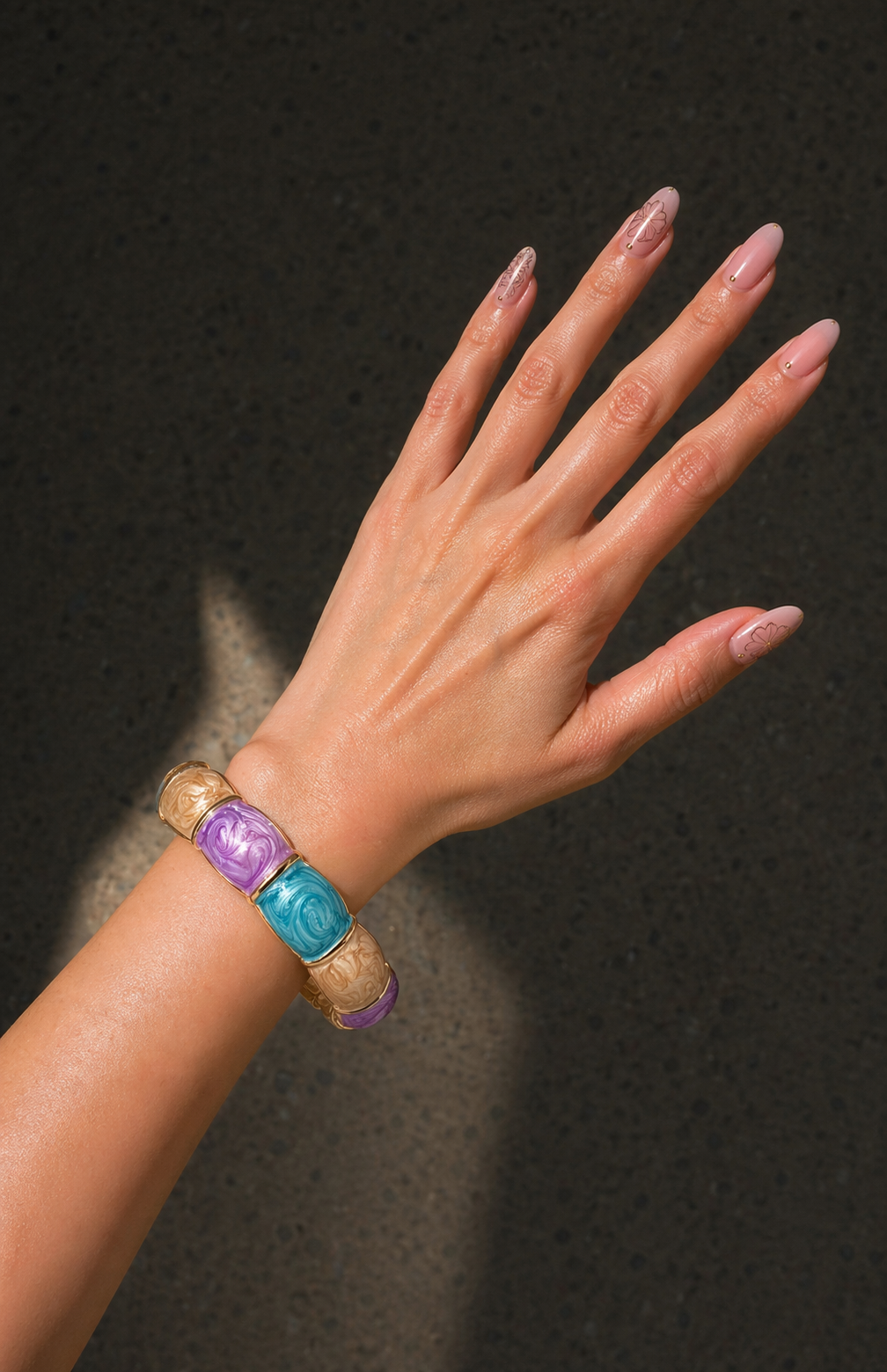 Pastel Grace Anti-Tarnish Ceramic Bracelet