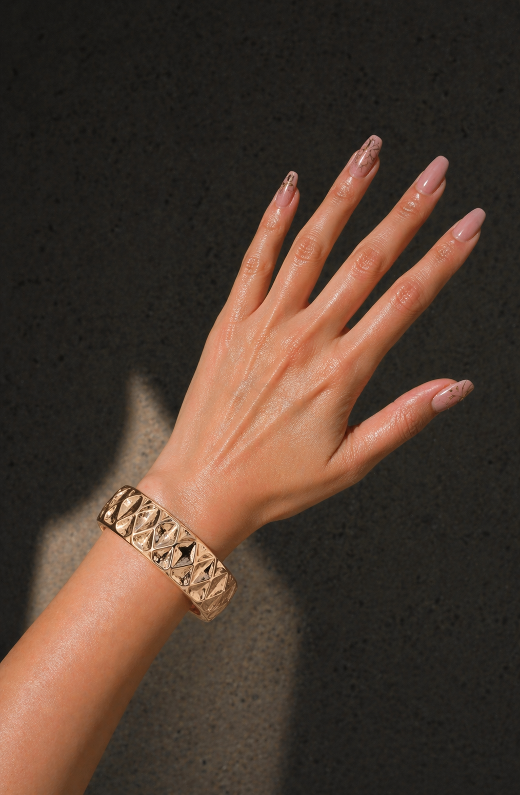 Golden Luxe Anti-Tarnish Statement Bracelet