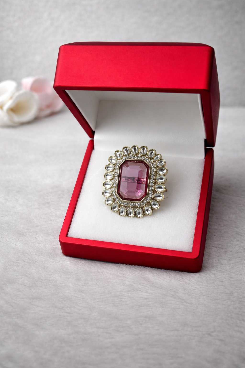 Emerald Cut Statement Ring