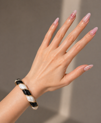 Midnight Pearl Ceramic Bracelet