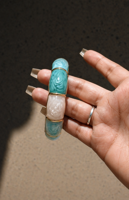 Ocean Pearl Anti-Tarnish Ceramic Bracelet