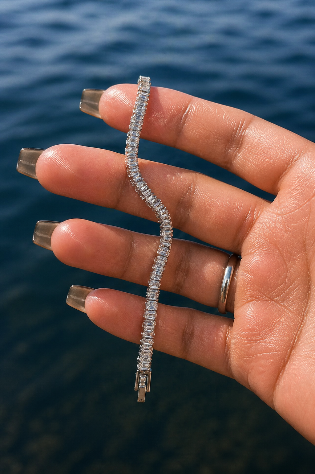 Celeste Crystal Tennis Bracelet