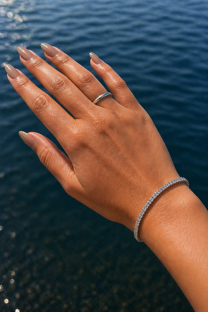 Celeste Crystal Tennis Bracelet