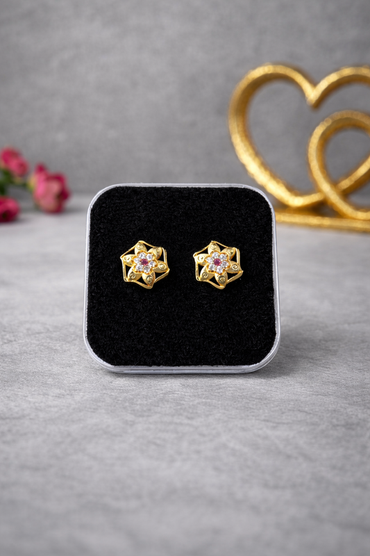 Micro Gold Plated Hoop Earrings – Minimal Everyday Style