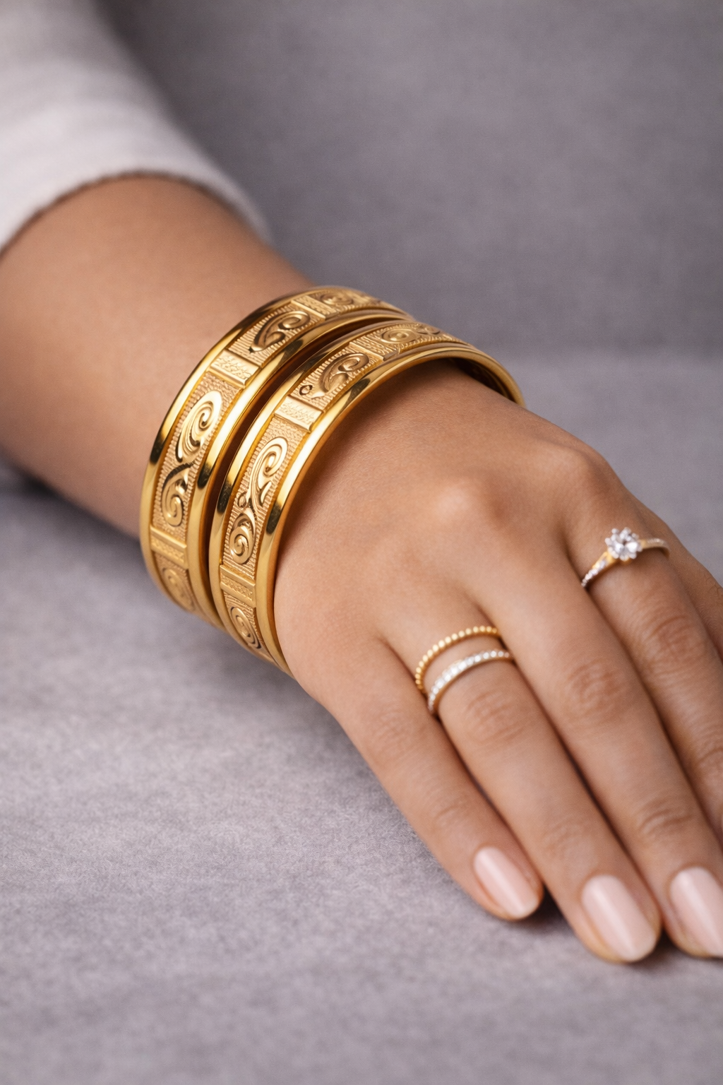 Micro Gold Plated Bangles