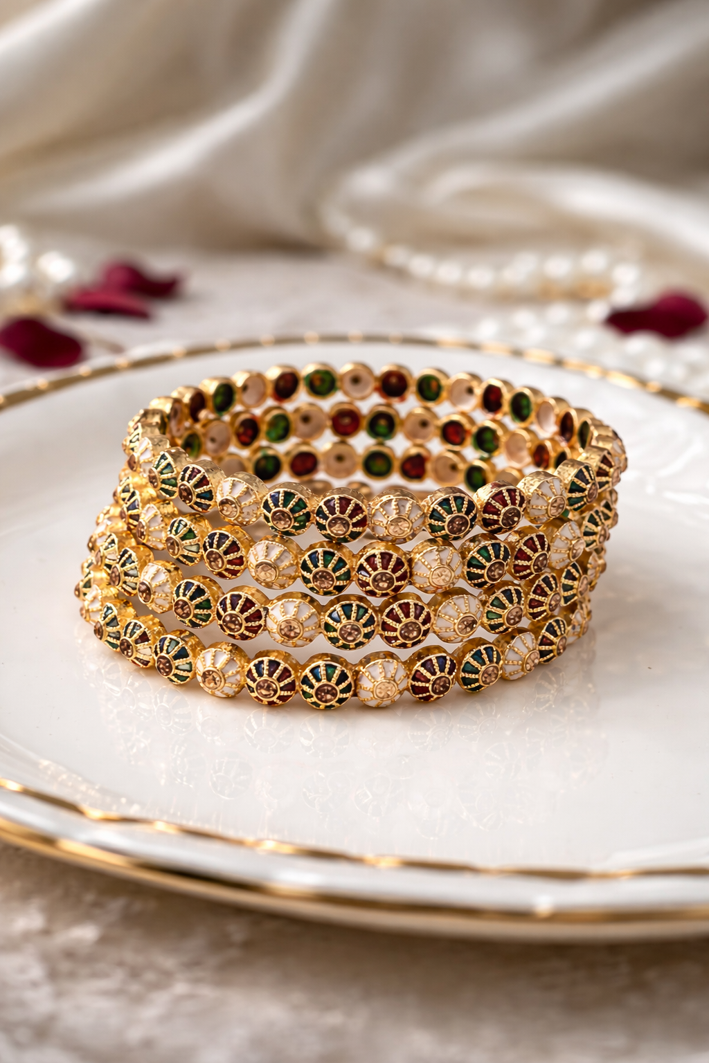 Rajwadi Multicolor Bangles